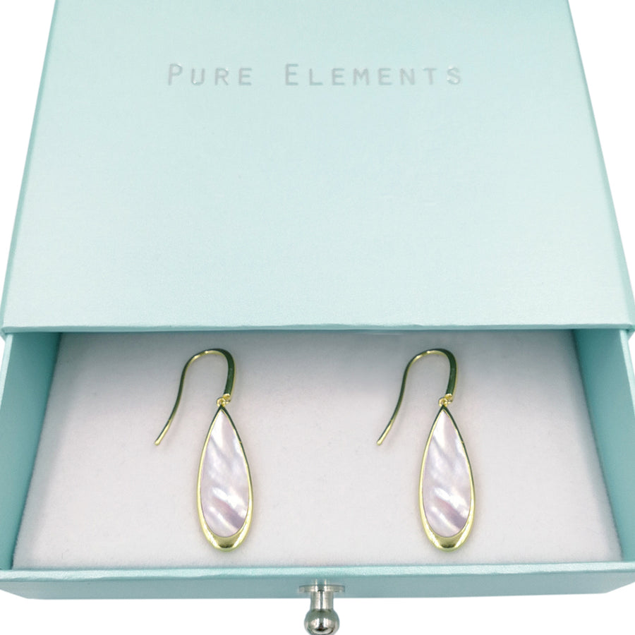LUXE MOTHER OF PEARL EARRINGS