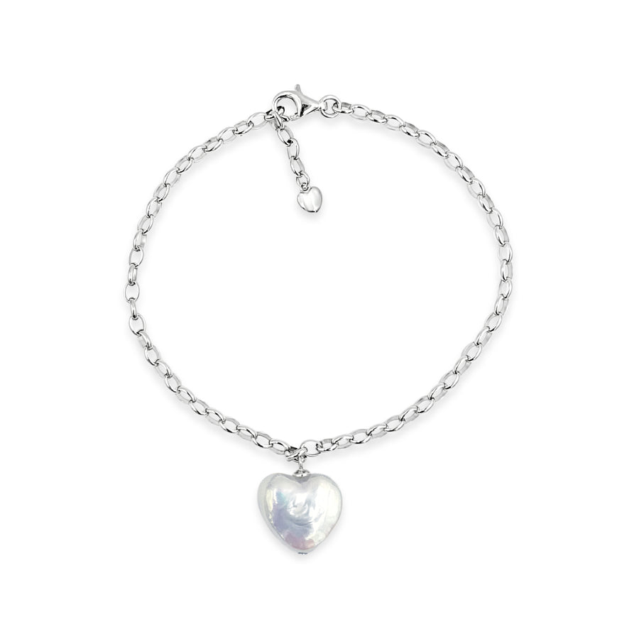 BLESSED HEART PEARL BRACELET